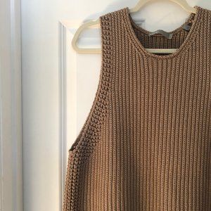 Vince Chunky Rib Knit Crew Tank